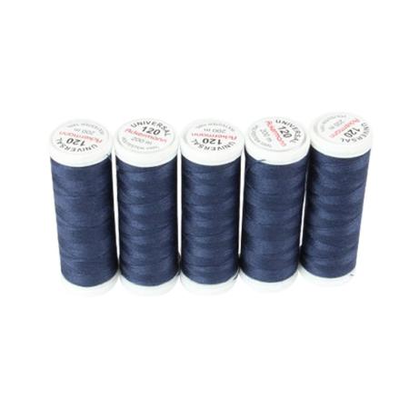 ACKERMANN UNIVERSAL 120 sewing thread pack blue 5x 200m