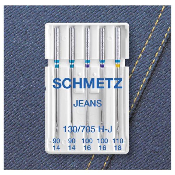 SCHMETZ Jeans needles 90-110 Pack of 5